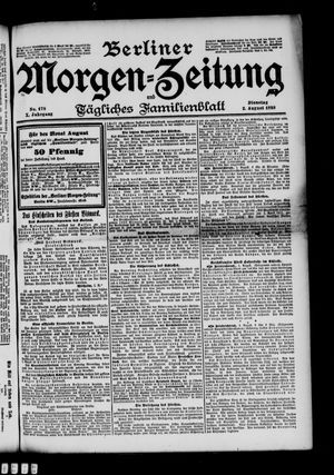 Berliner Morgen-Zeitung vom 02.08.1898