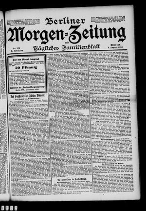 Berliner Morgen-Zeitung vom 03.08.1898