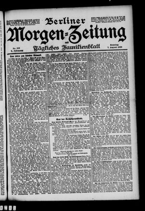 Berliner Morgen-Zeitung vom 07.08.1898