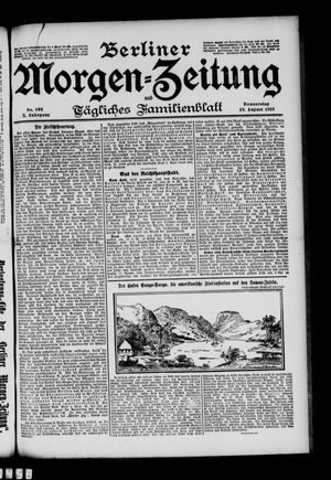 Berliner Morgen-Zeitung vom 18.08.1898