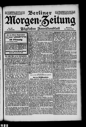 Berliner Morgen-Zeitung vom 24.08.1898