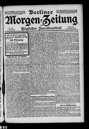 Berliner Morgen-Zeitung vom 31.08.1898