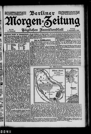 Berliner Morgen-Zeitung vom 09.09.1898