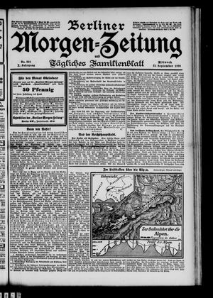 Berliner Morgen-Zeitung vom 21.09.1898