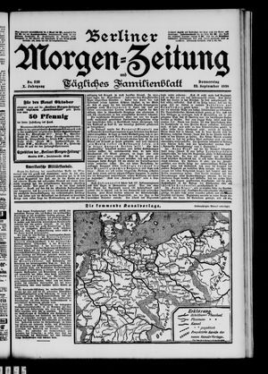 Berliner Morgen-Zeitung vom 22.09.1898