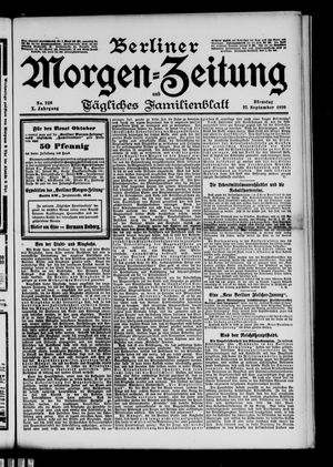 Berliner Morgen-Zeitung vom 27.09.1898