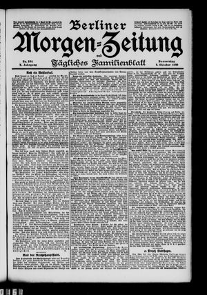 Berliner Morgen-Zeitung vom 06.10.1898