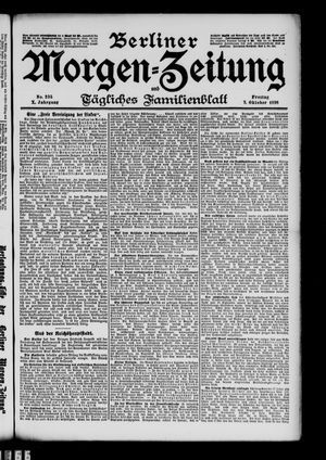 Berliner Morgen-Zeitung vom 07.10.1898