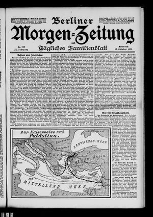 Berliner Morgen-Zeitung vom 12.10.1898