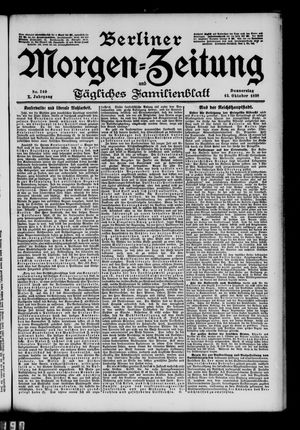 Berliner Morgen-Zeitung vom 13.10.1898