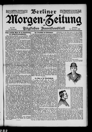 Berliner Morgen-Zeitung vom 14.10.1898