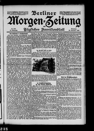 Berliner Morgen-Zeitung vom 18.10.1898