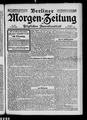 Berliner Morgen-Zeitung vom 30.10.1898