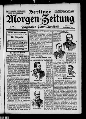 Berliner Morgen-Zeitung vom 01.11.1898
