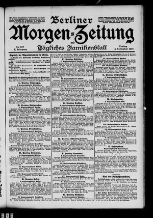 Berliner Morgen-Zeitung vom 04.11.1898