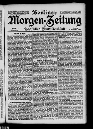 Berliner Morgen-Zeitung vom 06.11.1898