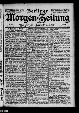 Berliner Morgen-Zeitung vom 11.11.1898