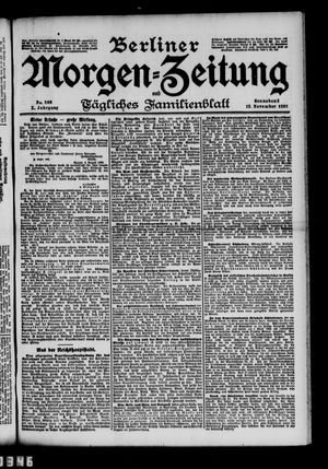 Berliner Morgen-Zeitung vom 12.11.1898
