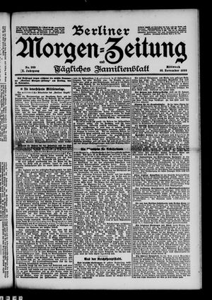 Berliner Morgen-Zeitung vom 16.11.1898