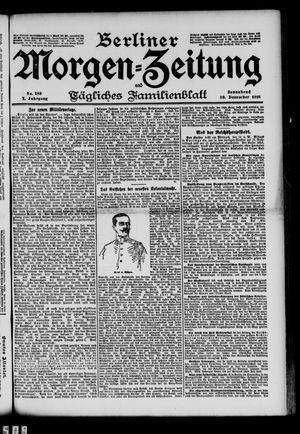 Berliner Morgen-Zeitung vom 10.12.1898