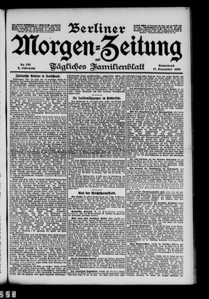 Berliner Morgen-Zeitung vom 17.12.1898