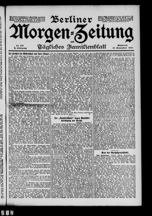 Berliner Morgen-Zeitung vom 21.12.1898