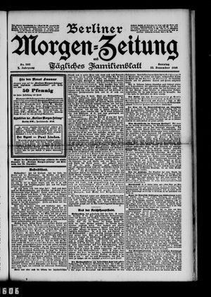 Berliner Morgen-Zeitung vom 25.12.1898