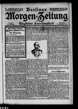 Berliner Morgen-Zeitung vom 31.12.1898
