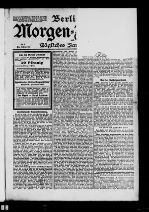 Berliner Morgen-Zeitung vom 01.01.1899