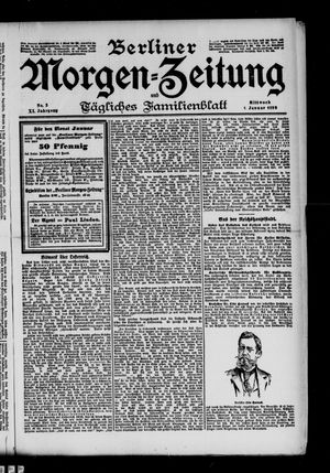 Berliner Morgen-Zeitung vom 04.01.1899