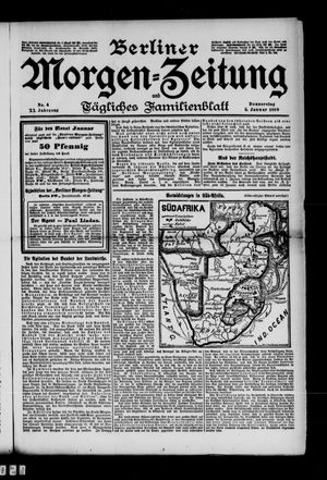 Berliner Morgenzeitung vom 05.01.1899