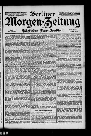 Berliner Morgenzeitung vom 07.01.1899