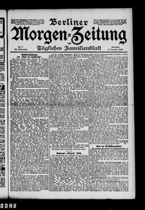 Berliner Morgenzeitung vom 08.01.1899