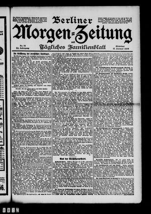 Berliner Morgenzeitung on Jan 17, 1899