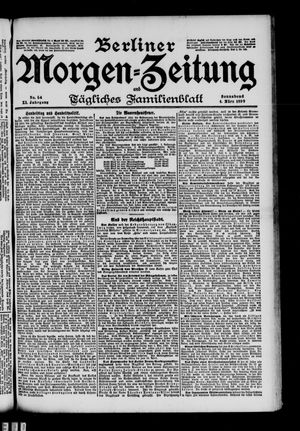 Berliner Morgenzeitung vom 04.03.1899