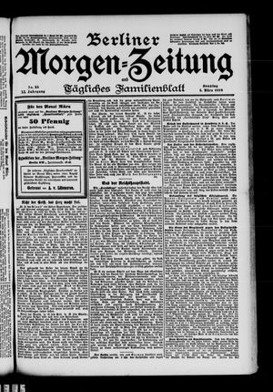 Berliner Morgenzeitung vom 05.03.1899