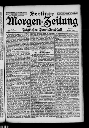 Berliner Morgen-Zeitung vom 08.03.1899
