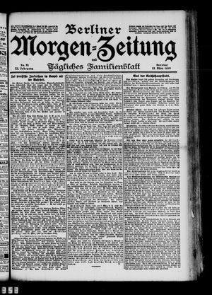Berliner Morgenzeitung vom 12.03.1899