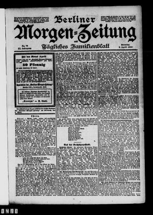 Berliner Morgenzeitung vom 02.04.1899