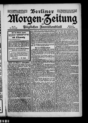 Berliner Morgenzeitung vom 05.04.1899