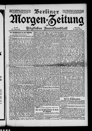 Berliner Morgenzeitung vom 18.04.1899