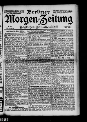 Berliner Morgenzeitung vom 04.05.1899
