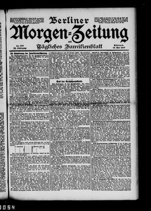 Berliner Morgenzeitung vom 10.05.1899