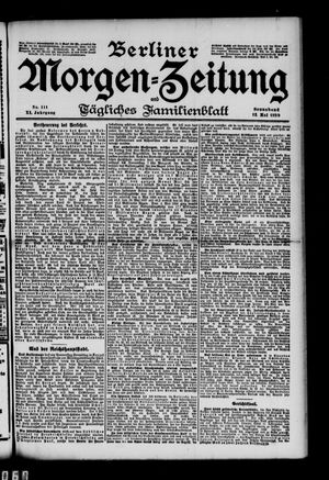 Berliner Morgen-Zeitung vom 13.05.1899