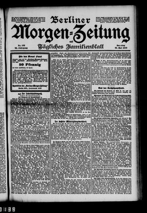 Berliner Morgen-Zeitung on May 28, 1899