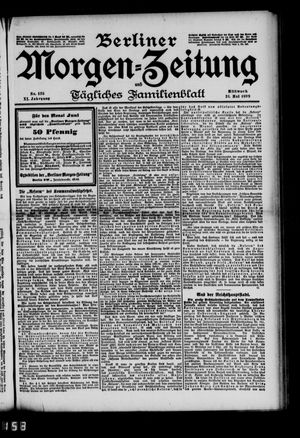 Berliner Morgen-Zeitung vom 31.05.1899