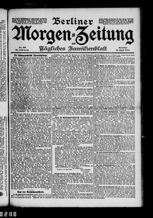 Berliner Morgen-Zeitung vom 11.06.1899