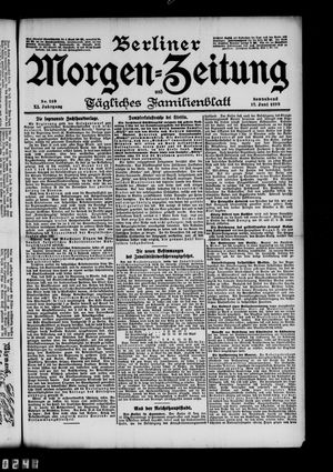 Berliner Morgen-Zeitung vom 17.06.1899