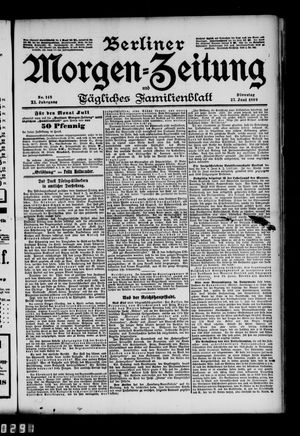 Berliner Morgen-Zeitung vom 27.06.1899