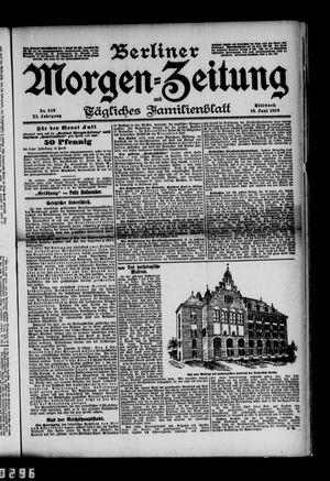 Berliner Morgen-Zeitung on Jun 28, 1899